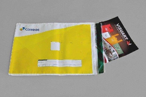 envelope de segurança personalizado em plástico