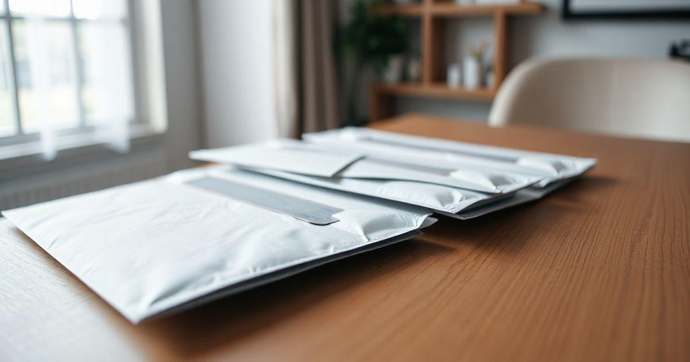 Envelopes de segurança com fita adesiva permanente garantem proteção e privacidade