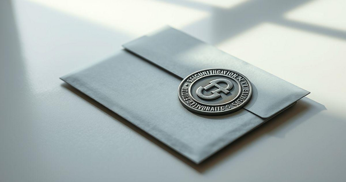 Envelope de segurança com lacre eficaz