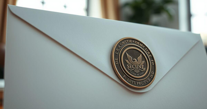 Envelope de segurança com lacre: proteção e confiança para seus documentos