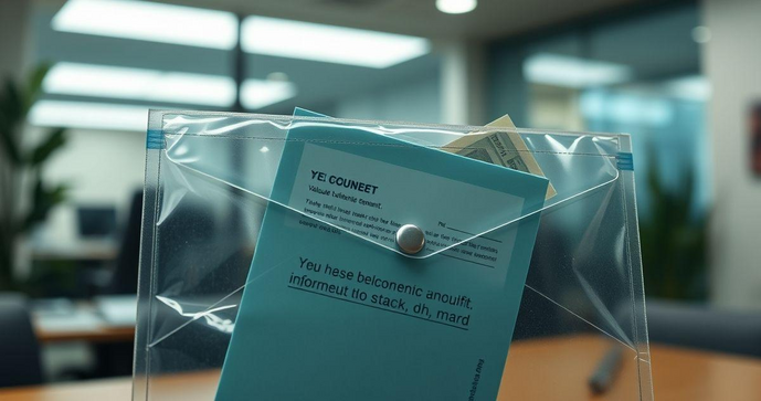 Envelope plástico de segurança com lacre é a solução ideal para proteger seus documentos e objetos valiosos